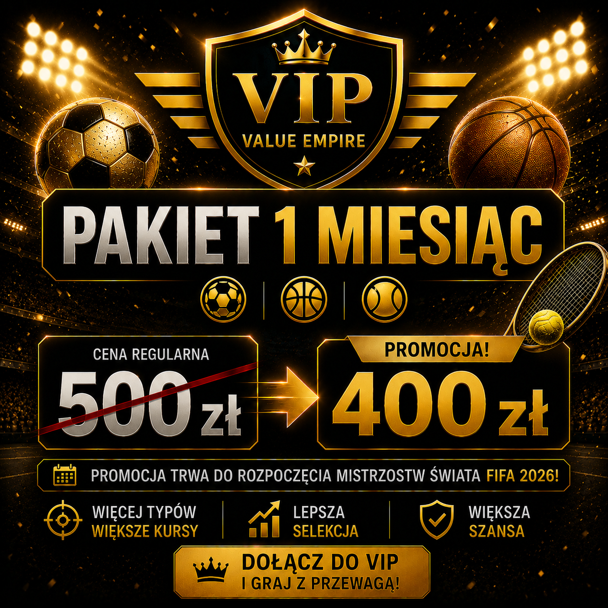 Dostęp VIP | Typy bukmacherskie