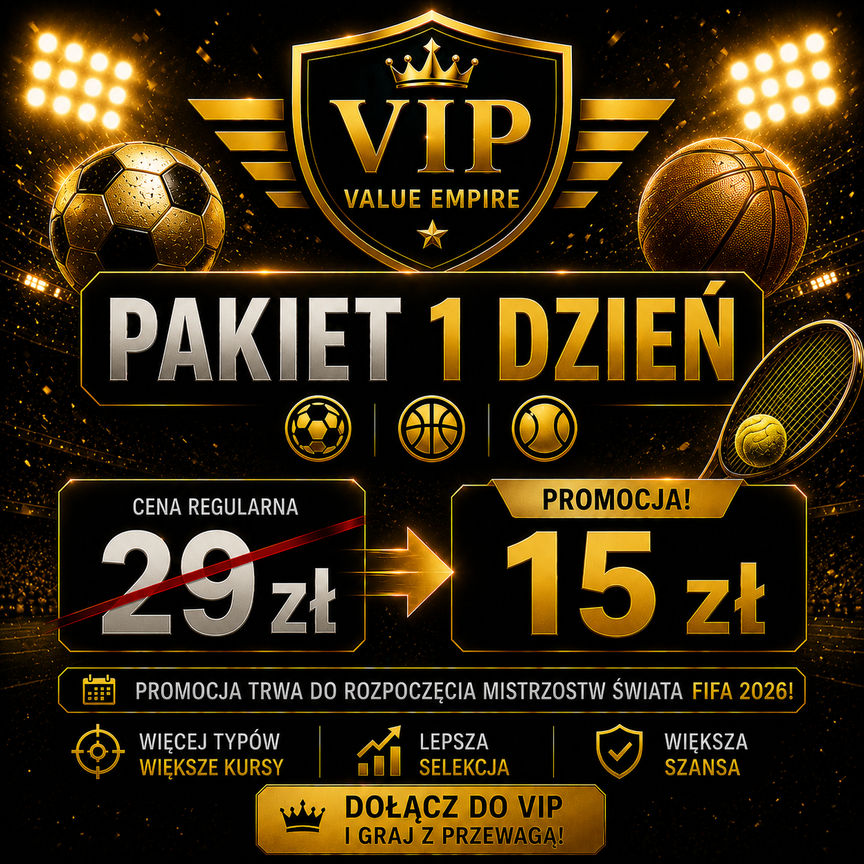 Dostęp VIP | Typy bukmacherskie